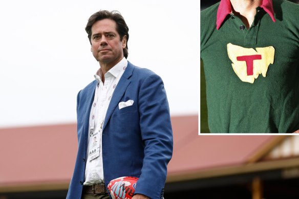 AFL chief executive Gillon McLachlan has consistently said the bid for a team in Tasmania was contingent on a new stadium being built in Hobart.