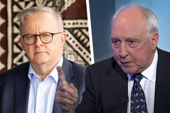 Prime Minister Anthony Albanese has criticised Paul Keating’s attack on NATO and its leader Jens Stoltenberg.