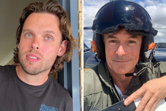Cameraman James Rose and pilot Stephen Gale are feared dead after their plane crashed into Victoria’s Port Phillip Bay.