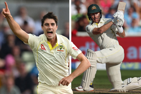 Pat Cummins and Marnus Labuschagne have signed three-year Cricket Australia contracts.