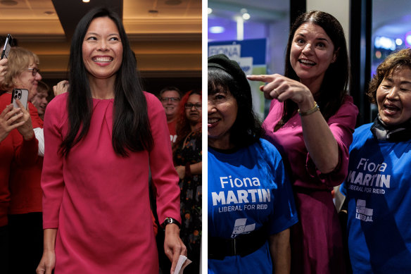 Labor’s Sally Sitou won the seat of Reid from Liberal Fiona Martin.