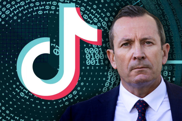 Premier Mark McGowan will ban TikTok on government devices.