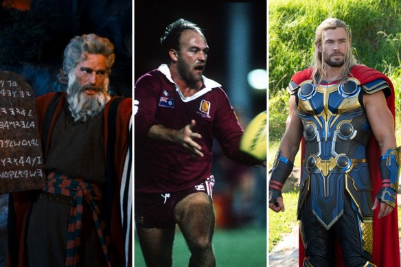 Moses, Wally Lewis and Thor.