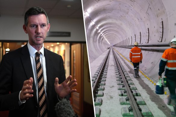 Transport Minister Mark Bailey says Brisbane’s need for his government’s Cross River Rail project is crucial.