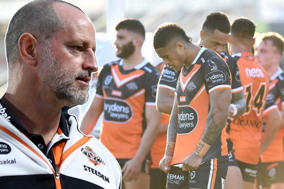 Michael Maguire and the Wests Tigers.