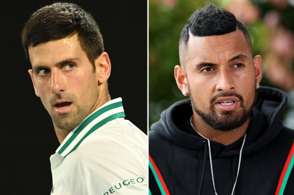 Nick Kyrgios is sympathetic to Djokovic’s situation.