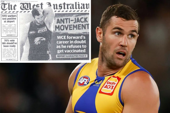 West Coast Eagles star forward Jack Darling is suing Seven West Media and 7NEWS Perth reporter Ryan Daniels over the organisation’s coverage of his alleged stance on the COVID-19 vaccine. 