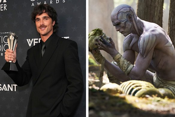 Jacob Elordi is up for an Oscar for his role in Frankenstein.