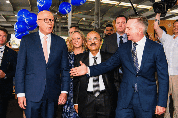 Dutton on the campaign trail on Day 3 of the 2025 federal election.