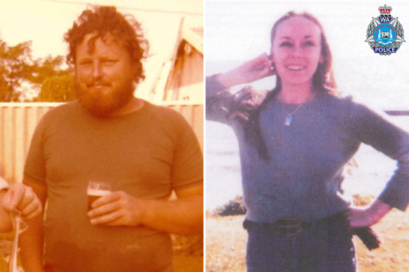 WA Police have made a breakthrough in the cold case murder of Kerryn Tate, with DNA evidence linking Terence Fisher (left) to the case as a suspect.