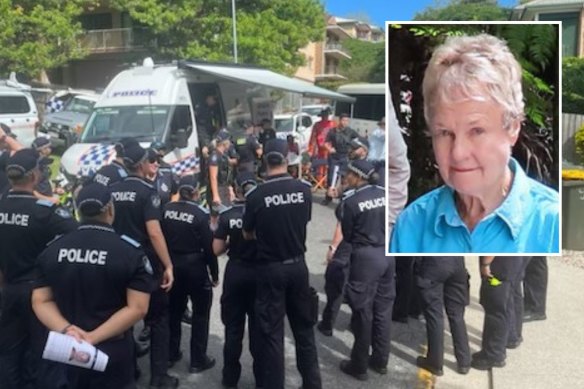 Police have been searching for missing Toowong woman Lesley Trotter, 78, since late March. 