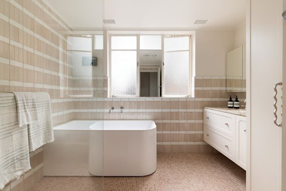 The updated bathroom.