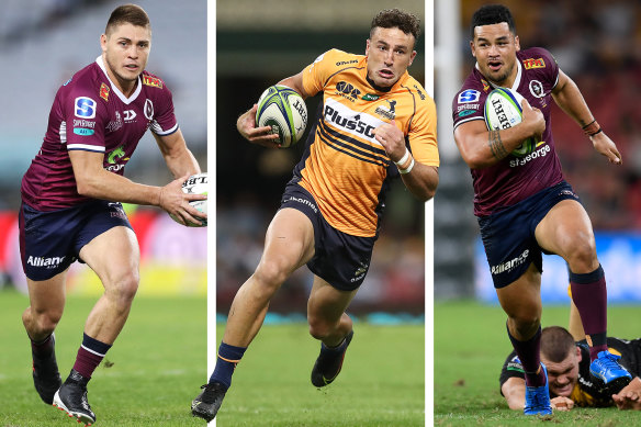 Shining lights: James O’Connor, Tom Banks and Hunter Paisami.