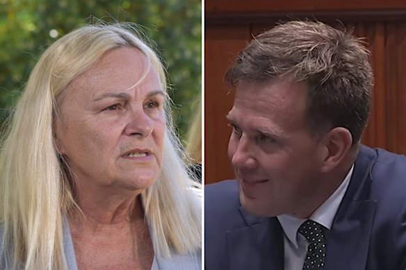 WA Education Minister Sabine Winton and Nationals MP Lachlan Hunter.
