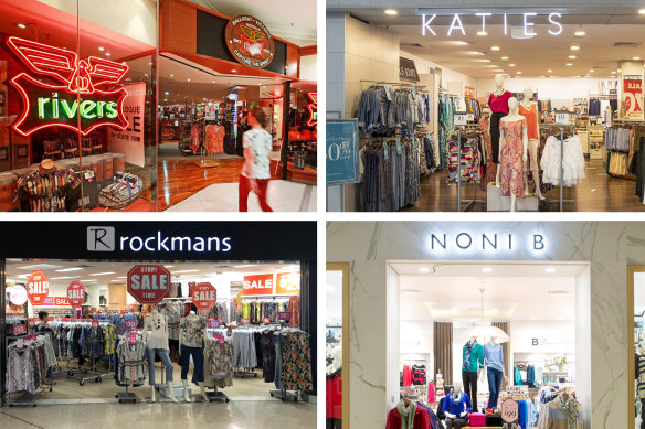 Mosaic Brands owns Rivers, Katies, and Noni B. Last month, it said it would axe some of its stores including Rockmans.