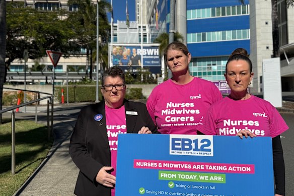 Sarah Beaman (left) said the police deal was “phenomenal”, and that nurses deserved better treatment.