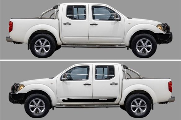 Police are seeking a car that looks like this. 
