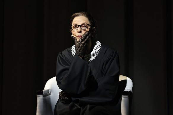 Heather Mitchell starred as Justice Ruth Bader Ginsburg in RBG: Of Many, One.