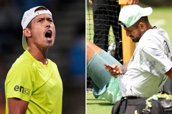 Jason Kubler and Nick Kyrgios.