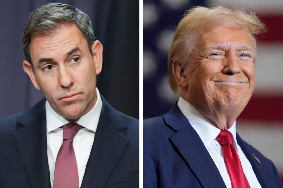 Jim Chalmers will warn of the economic costs Australia faces through Donald Trump’s trade war.
