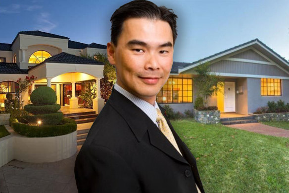 Civcon boss Khanh Nguyen owns 78 Viking Road (right), and is locked in a court battle with his neighbours at 80 Viking Road (left).