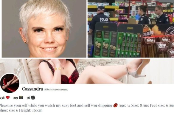 Cassandra Hickling’s social media accounts, including an OnlyFans account for her feet, have since been taken down.