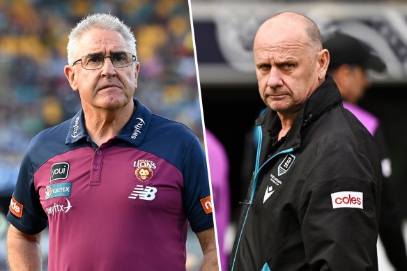 Brisbane coach Chris Fagan and his Port Adelaide counterpart Ken Hinkley can stamp their coaching legacies this finals series.
