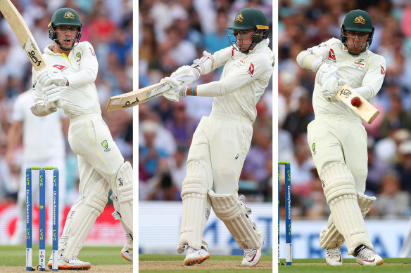 Some spectacular late order batting from Todd Murphy has allowed Australia to scramble back on level terms.