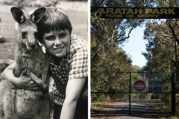 Left: Skippy and Sonny-Garry Pankhurst made Waratah Park a destination. Now it is closed forever.