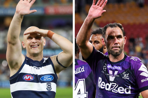 Gary Ablett jnr and Cameron Smith are both appearing in this weekend's grand finals.