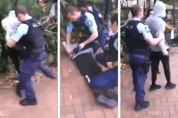 A NSW Police officer’s arrest of an Indigenous teenager in Surry Hills last year was caught on camera.