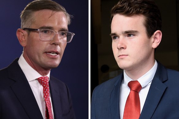 NSW Premier Dominic Perrottet and his brother Jean-Claude Perrottet, who the parliamentary committee is trying to track down.