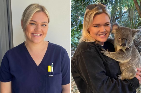 Nurse Megan Hamill moved from Scotland to Australia seeking a more laid-back lifestyle and better wages.