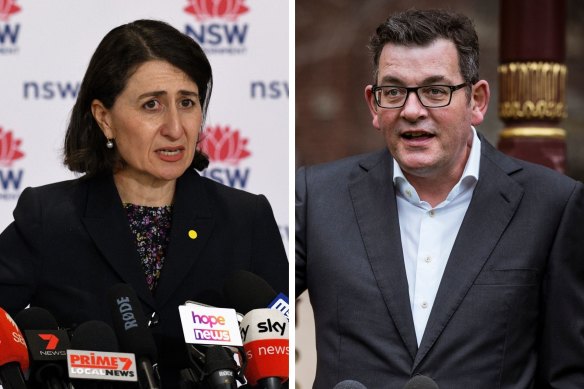 NSW and VIctoria are taking different paths out of lockdown. 