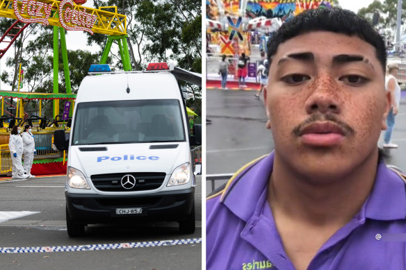 Uati Faletolu, 17, who was working as a ride attendant at the Easter Show, was fatally stabbed on April 11. 