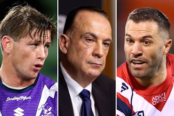Harry Grant, Peter V’landys and James Tedesco have had a difference of opinion on rule changes.