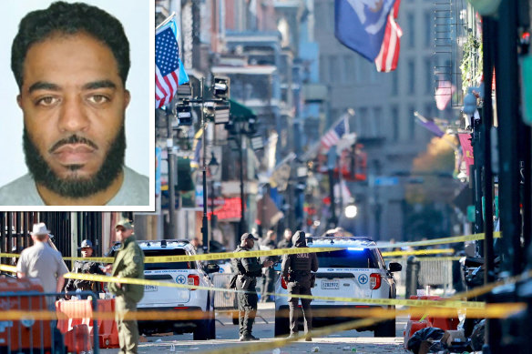 A passport photo of Shamsud-Din Jabbar, the man accused of driving into people in New Orleans killing at least 15.