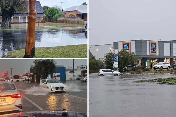 Flooding in Busselton.
