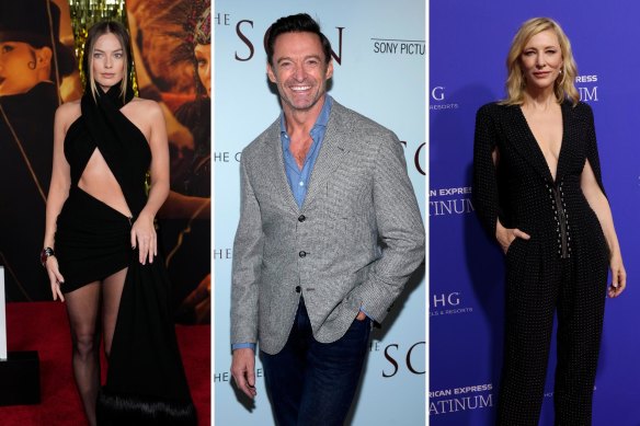 Margot Robbie, Hugh Jackman and Cate Blanchett are among the Australians nominated for Golden Globes.