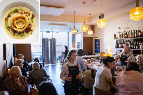 Bar Olo may appear to be a simple, cosy room, but there’s magic behind those curtains.