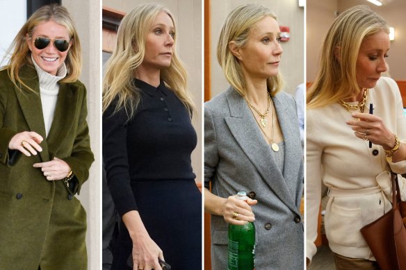 Gwyneth Paltrow attends court over a number of days in Utah. 