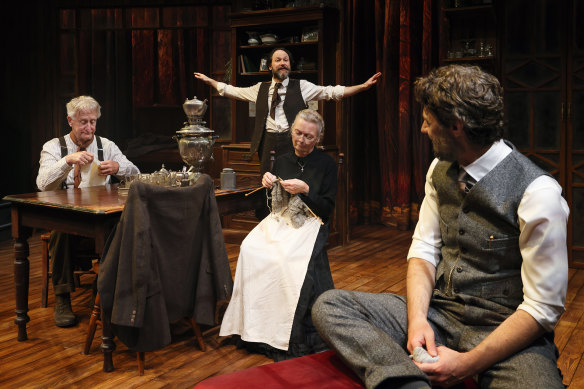 John Gaden, Vanessa Downing, Yalin Ozucelik, Tim Walter in Uncle Vanya