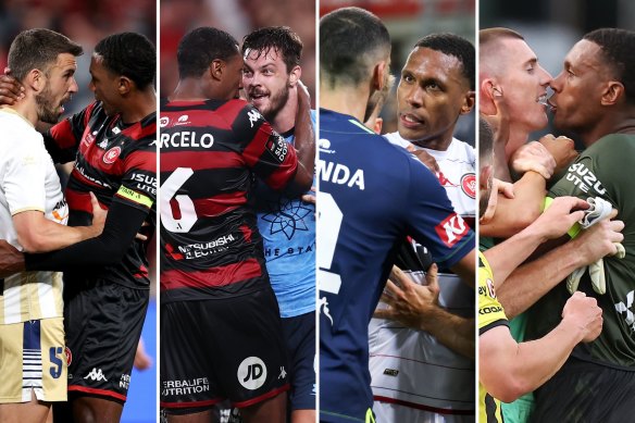 He hasn’t been in the A-League long, but already Wanderers skipper Marcelo Guedes has earned a reputation as one of the competition’s chief antagonists.