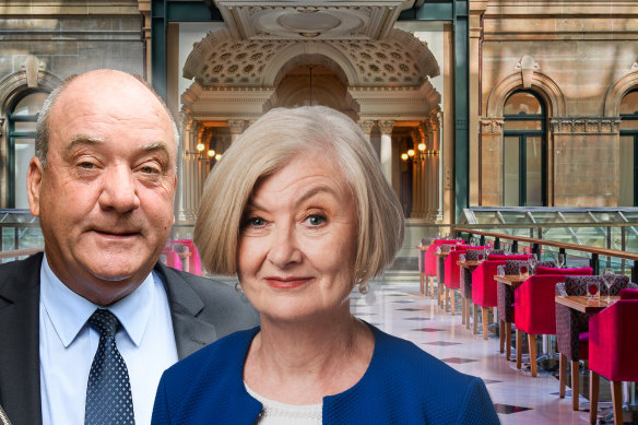 Daryl Maguire and Kate McClymont had coffee at the Westin Hotel (now the Fullerton Hotel).