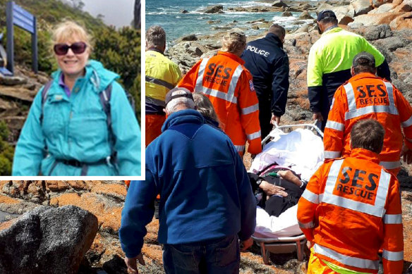 Bushwalker Cornelia Gratzer who was rescued from Flinders Island in Tasmania using the location finder what3words.  