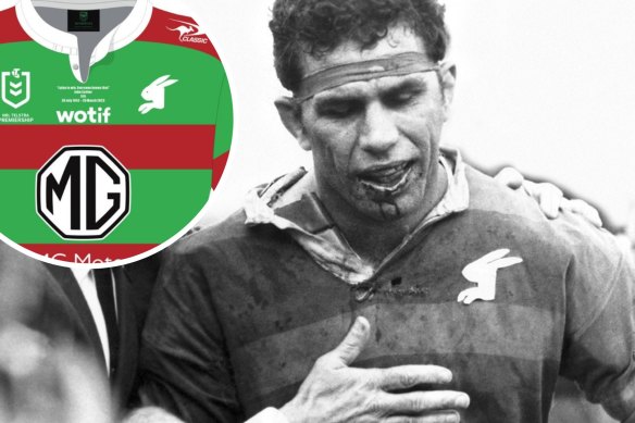 South Sydney will wear a one-off special jersey with the half rabbit emblem made famous by John Sattler in the 1970 grand final.