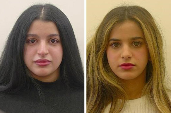 Sisters Asra Abdullah Alsehli  (left) and  Amaal Abdullah Alsehli, whose bodies were found inside a unit in Canterbury last month.