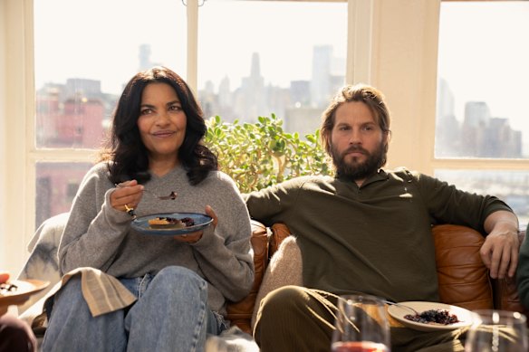 Seema (Sarita Choudly) and Adam (Logan Marshall-Green) find their own happiness forever. 