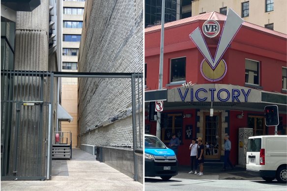 The Precision Group is closing the Victory Hotel to focus on plans for a laneway bar across the road.