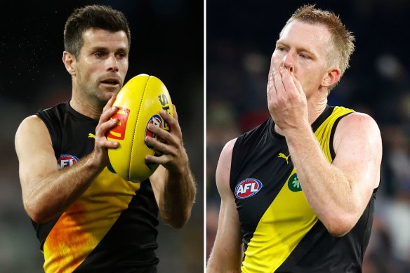 Long-time teammates Trent Cotchin or Jack Riewoldt are both yet to announce their intentions for next season.